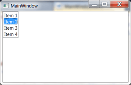 מדריך WPF – פקדים בסיסיים: ListBox מדריך WPF – פקדים בסיסיים: ListBox