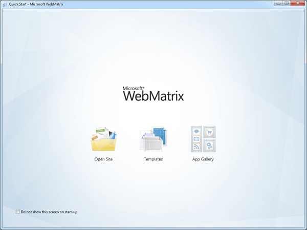 וורדפרס WebMatrix וובמטריקס