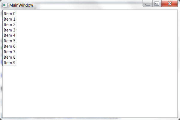 מדריך WPF – פקדים בסיסיים: ListBox מדריך WPF – פקדים בסיסיים: ListBox