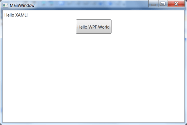 מדריך WPF – שפת XAML
