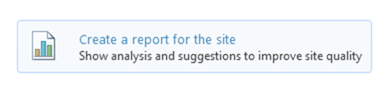 Create a report for the site 