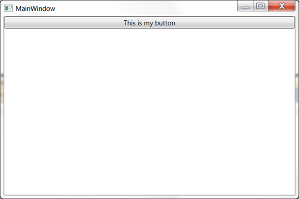 מדריך WPF – פקדים בסיסיים: כפתורים מדריך WPF – פקדים בסיסיים: כפתורים