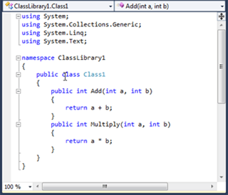 Visual Studio Express - הגדלה/הקטנה של גודל הכתב