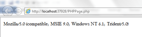 user agent of IE9 user agent of IE9