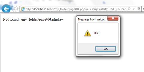 XSS example with SERVER super global XSS example with SERVER super global