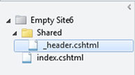 CSHTML RenderPage בלוקים לשימוש חוזר CSHTML RenderPage בלוקים לשימוש חוזר